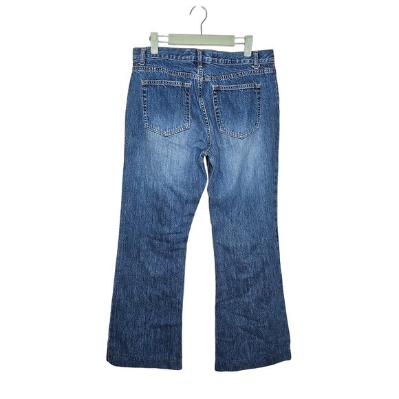 Vintage Y2K 2004 GAP Low Rise Flare Leg Jeans Size 10 light wash - Picture 4 of 4